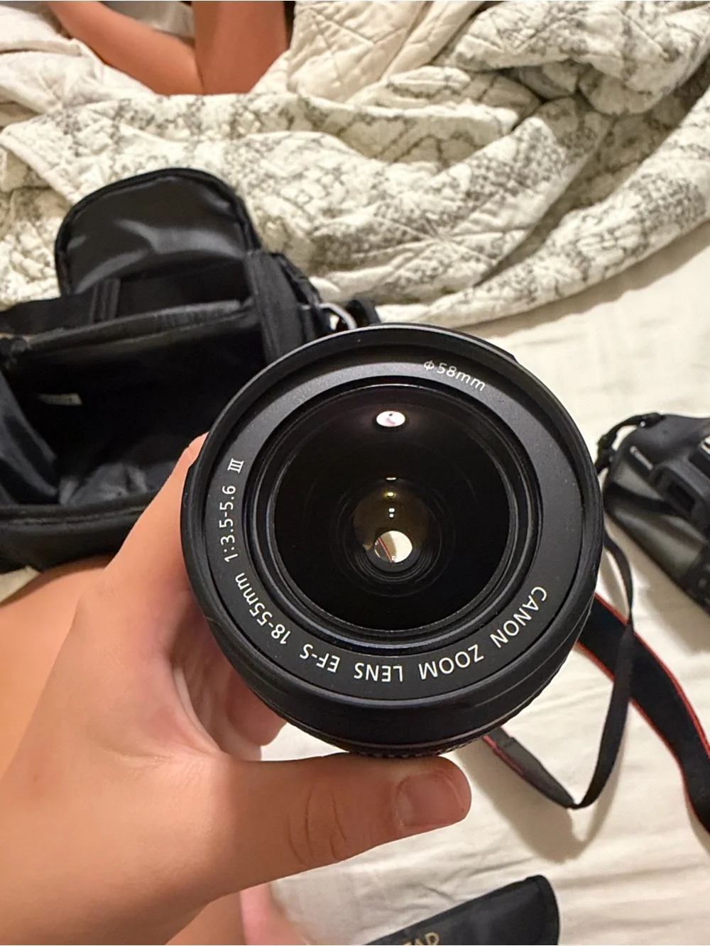 Canon Black Messenger Canon Camera Used maybe twice